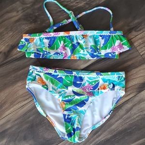 Girl's two-piece swimsuit